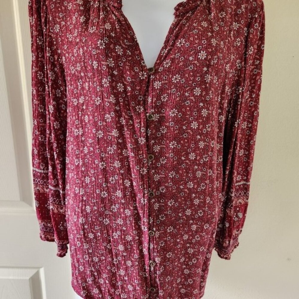 Mason and Belle XXL Burgandy top